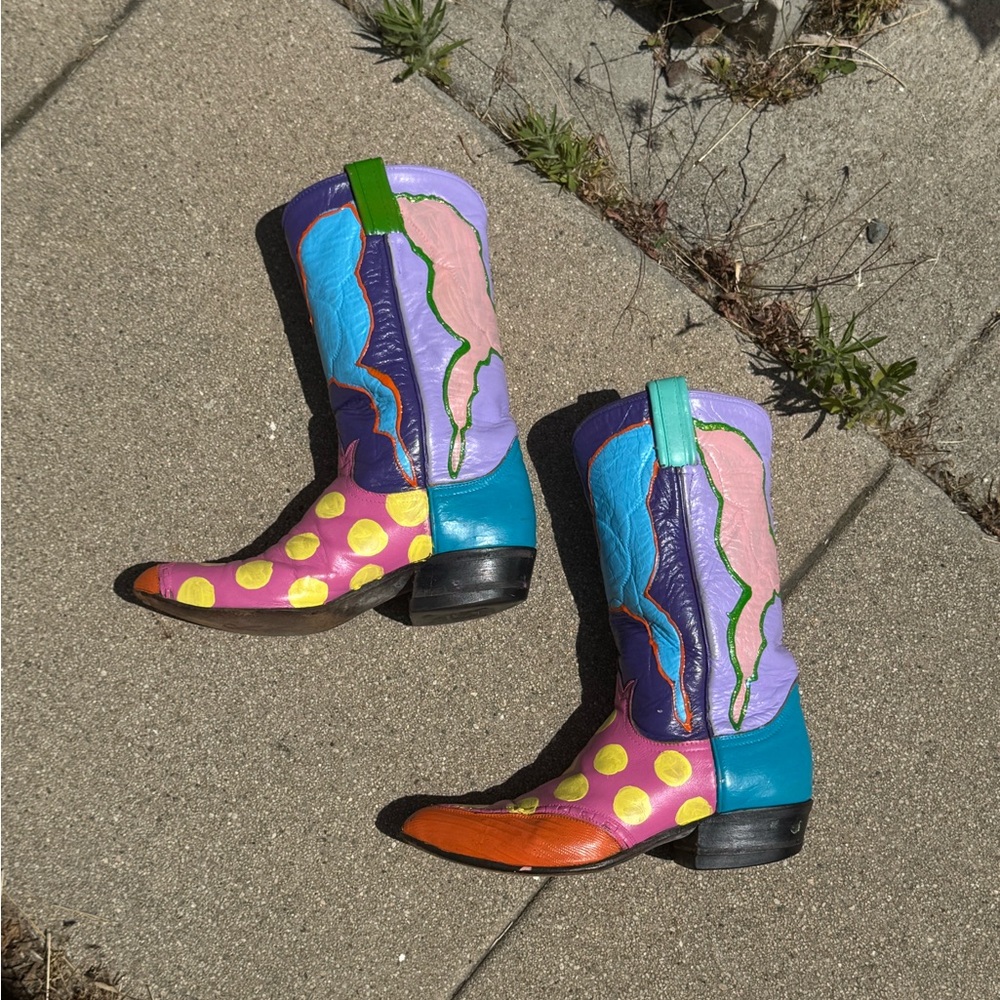 Hand Painted Cowboy Boots